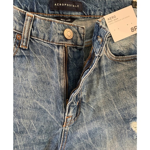 NWT Aeropostale Perfectly Distressed “Mom Jean” Size 8 R - Picture 6 of 14
